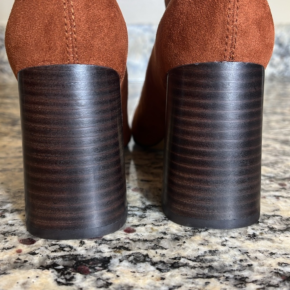 Charles David Faux Suede Pull On Boots - Picture 8 of 11